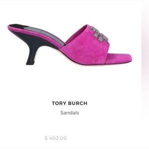 TORY BURCH limited edition Sandals  $402.00 COLOR: fuschia size 8